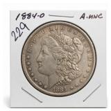 1884-O Morgan Dollar, About UNC