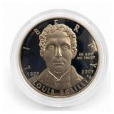 2009 Louis Braille Commemorative Silver Dollar