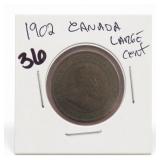 1902 Canadian Large Cent