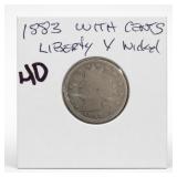 1883 Liberty Head V Nickel