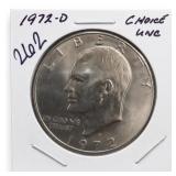 1972-D Eisenhower Dollar, Choice UNC