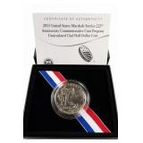 2015 United States Marshals Half Dollar, UNC