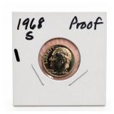 1968-S Roosevelt Dime, Proof