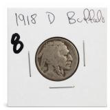 1918-D Buffalo Nickel
