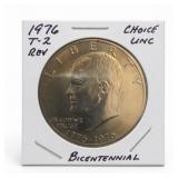 1976 Eisenhower Bicentennial Dollar, UNC, Type 2