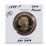 1999-P Susan B. Anthony Dollar, Gem Proof