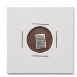 Valcambi Suisse 1 g Fine Silver 999.0 Bar
