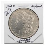 1903 Morgan Dollar, AU/UNC, Silver