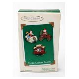 Keepsake Here Comes Santa 3-Ornament Set 2003