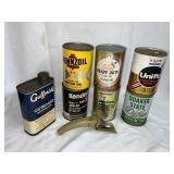 OIL CANS WITH OPENER