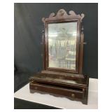 1 DRAWER SHAVING MIRROR STAND