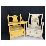2  POTTY CHAIRS