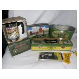 7 PIECES JOHN DEERE AND COFFEE MUG