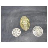 3 FLOWER FROGS