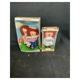 RAGGEDY ANN AND ANDY DOLLS