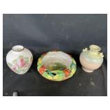 3 PIECES POTTERY