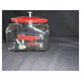 BUNNY BREAD GLASS JAR WITH LID