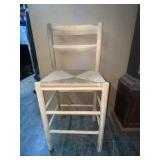 WOODEN STRAIGHT BACK CHAIR