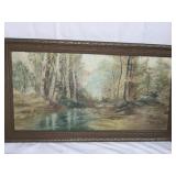 FRAMED SIGNED  PAINTING