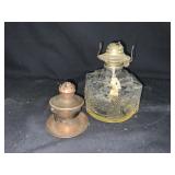 2 OIL LAMPS