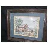 SIGNED AND FRAMED PRINT