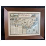 OLD NORTH STATE FRAMED PRINT