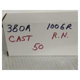 380 AUTO CAST 100 GR  RN  50 ROUNDS