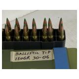 30 - 06  BALLISTIC TIP  150 GR  20 ROUNDS