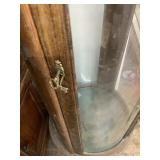 ROUND OAK CURIO CABINET