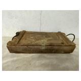 WOODEN AMMO BOX