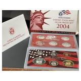 2004 SILVER PROOF SET WITH STATE QUARTERS