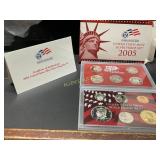 2005 SILVER PROOF SET WITH STATE QUARTERS