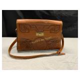 LEATHER MONT-ABUR HAND BAG