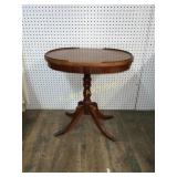 OVAL TOP WOODEN TABLE WITH CLAW FEET