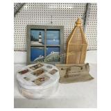 CHEESE BOX  LANTERN  LIGHT HOUSE WINDOW  WATER BAG