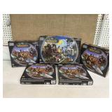 5 SETS WORLD OF WARCRAFT MEGA BLOCKS