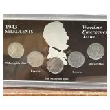 5  1943 STEEL CENTS