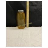 AMBER MASON JAR PATENT NOVEMBER 1858 WITH LID