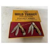 WILD TURKEY COLLECTION POCKET KNIVES