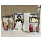 4 DOLLS  LUCY  SNOW WHITE  HANS&HIDA WITH SQUIRRL