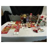 CHRISTMAS  NUT CRACKERS SNOWMEN CANDLES