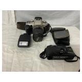 CAMERA CANNON OLYMPUS AND CASE