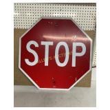 METAL STOP SIGN 30X30
