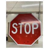STOP SIGN METAL 36X36