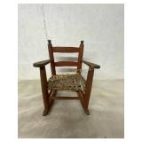 WOODEN CHILDS ROCKING CHAIR
