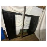 WOODEN FULL SIZE BED WITH RAILS