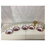COCA-COLA GLASSES AND BOWLS