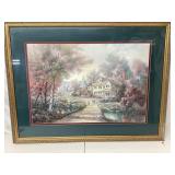2 FRAMED AND MATTED PRINTS