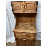 WOODEN MICROWAVE CABINET 1 DRAWER 4 DOOR