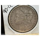 1890 MORGAN CARSON CITY SILVER DOLLAR